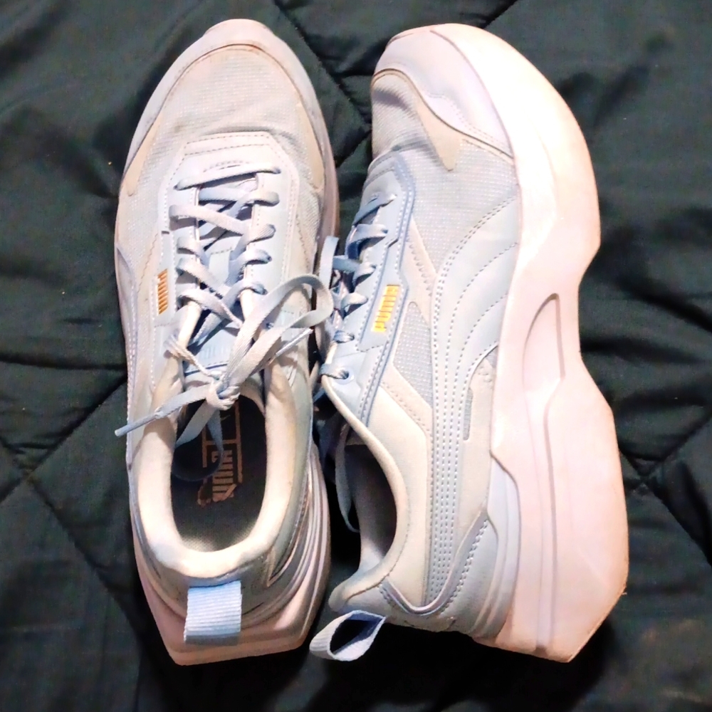 Puma, size 11, baby blue